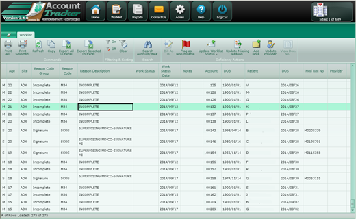 AccountTrackerOnline.com screenshot